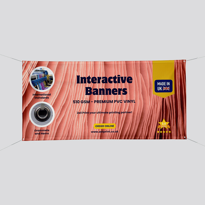Interactive Banner Activity Interactive Banners - Custom Banners - Zell Print UK