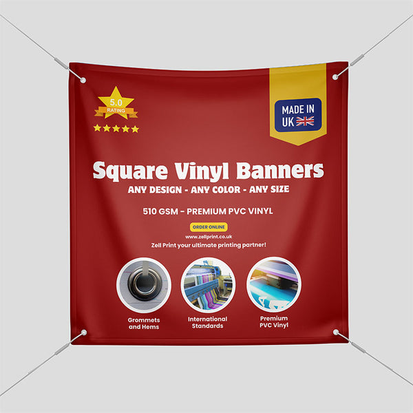 Square Vinyl Banners